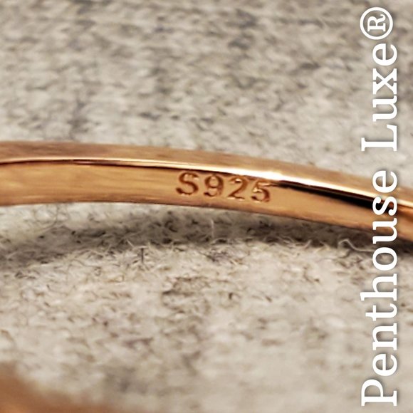 REAL Moonstone White Topaz Ring Set - Picture 5 of 7